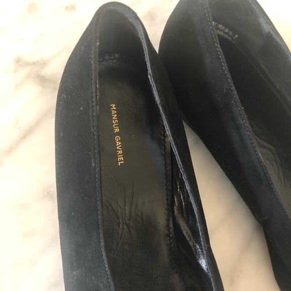 🛍 Mansur Gavriel Suede Ballet Flats - Picture 3 of 9